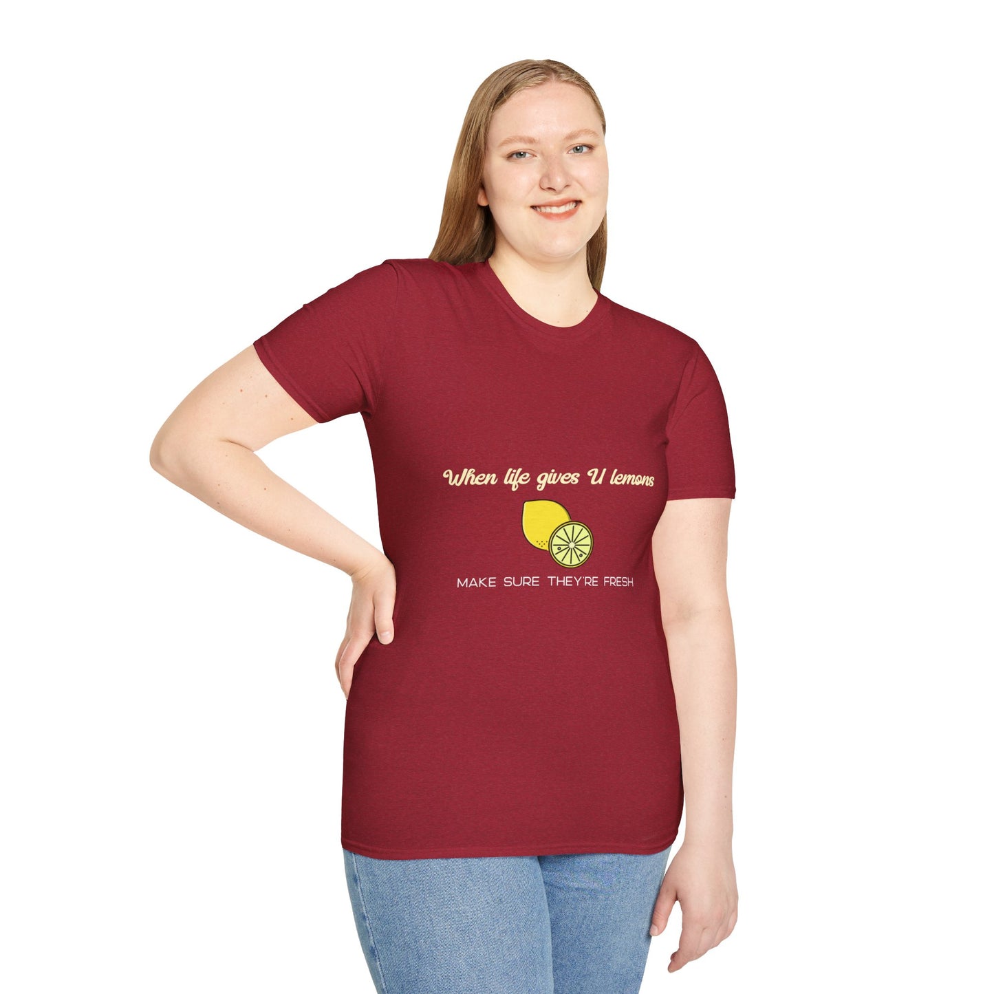 Funny Lemon Unisex T-Shirt - Life Giving Lemons Fresh Design