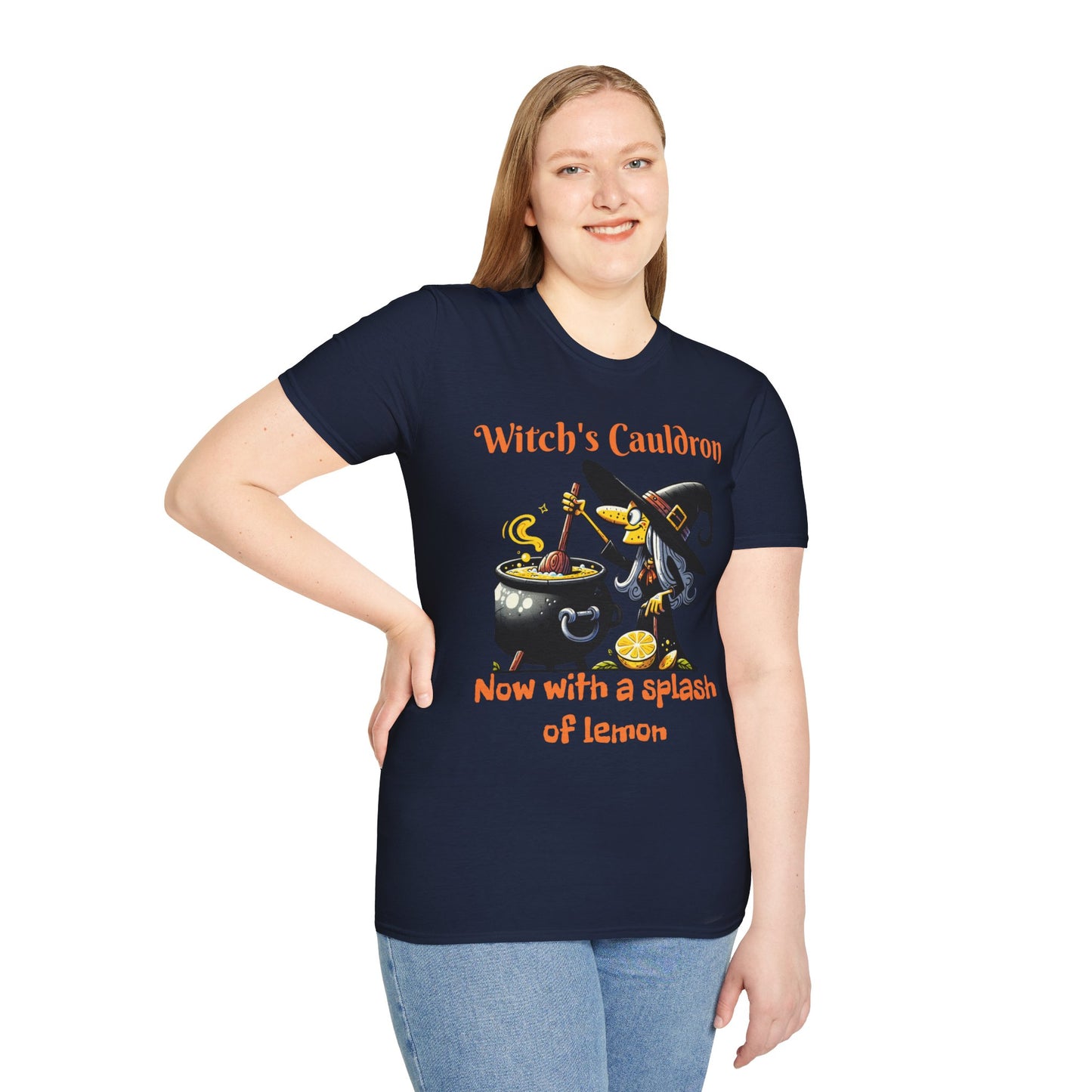 Halloween Witch Cauldron Softstyle T-Shirt
