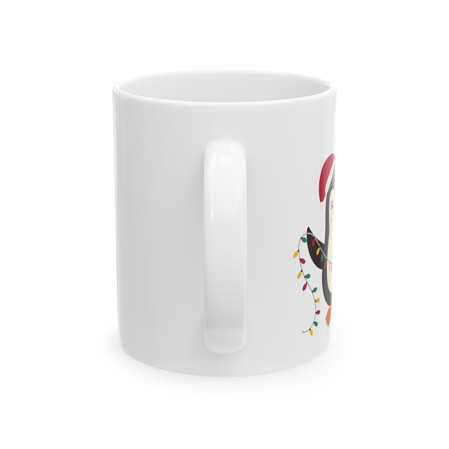Christmas Penguin Ceramic Mug, (11oz, 15oz)