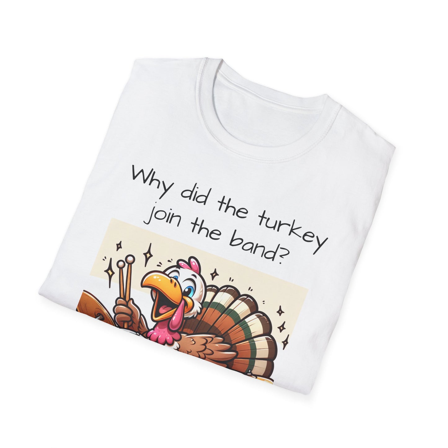 Funny Thanksgiving Turkey Drummer T-Shirt