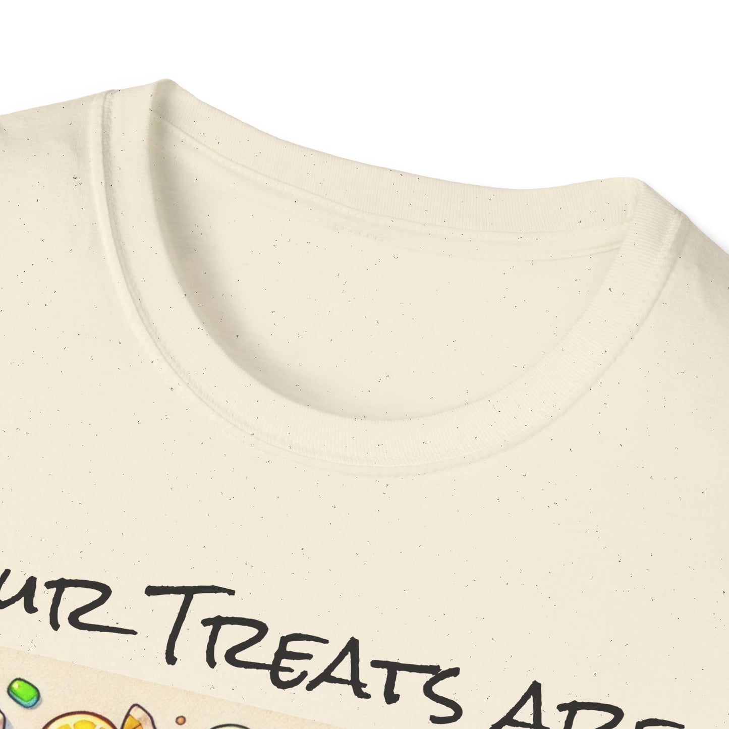 T-Shirt: Spooky Ghost Sour Treats Halloween Design