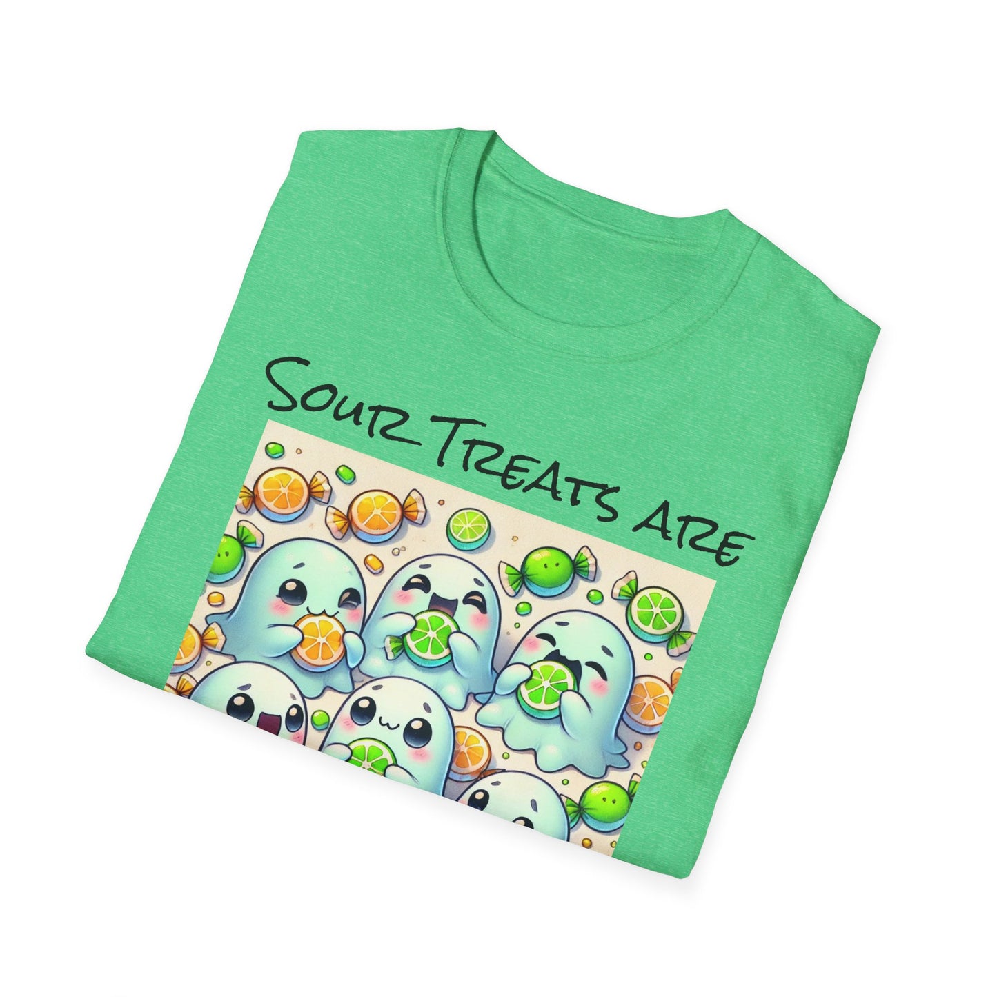 T-Shirt: Spooky Ghost Sour Treats Halloween Design