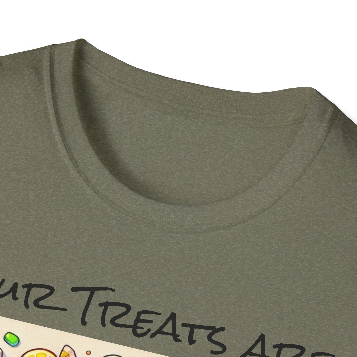 T-Shirt: Spooky Ghost Sour Treats Halloween Design