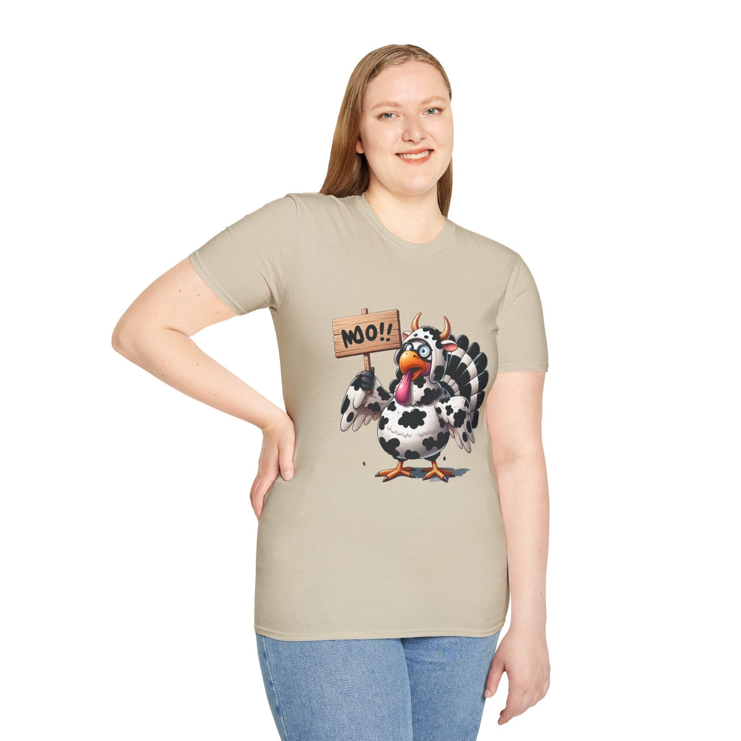 Unisex Tee - Cow-Turkey Funny Thanksgiving Shirt