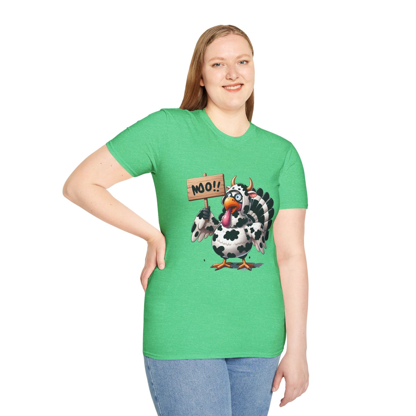Unisex Tee - Cow-Turkey Funny Thanksgiving Shirt