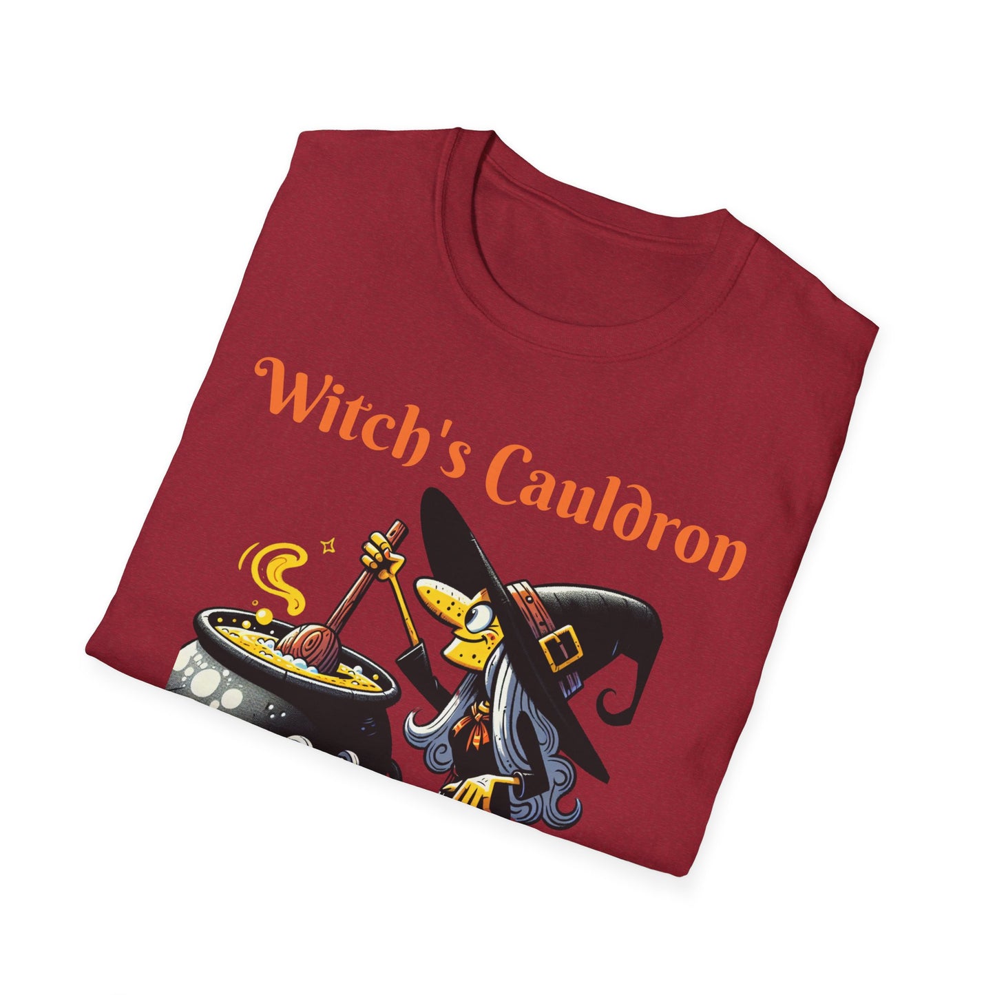 Halloween Witch Cauldron Softstyle T-Shirt