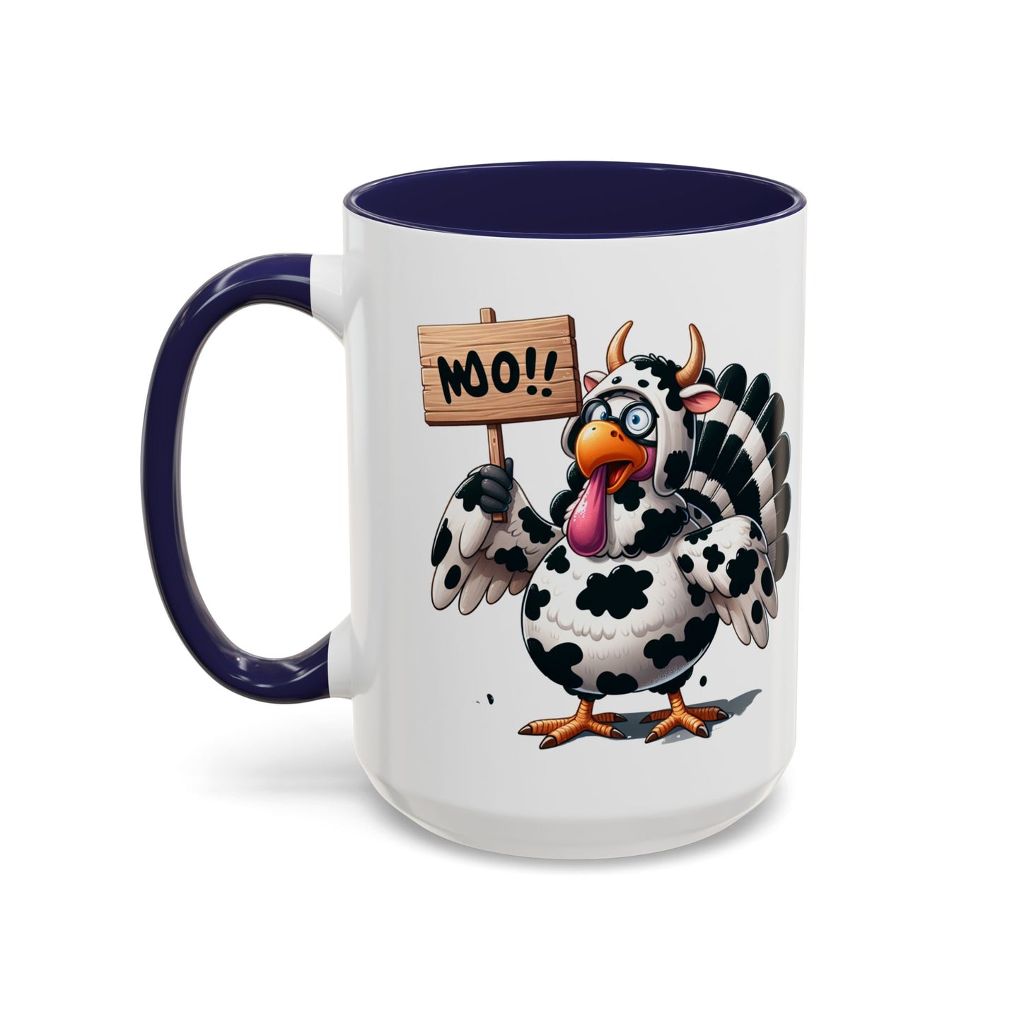 Turkey Cow Coffee Mug (11, 15oz)