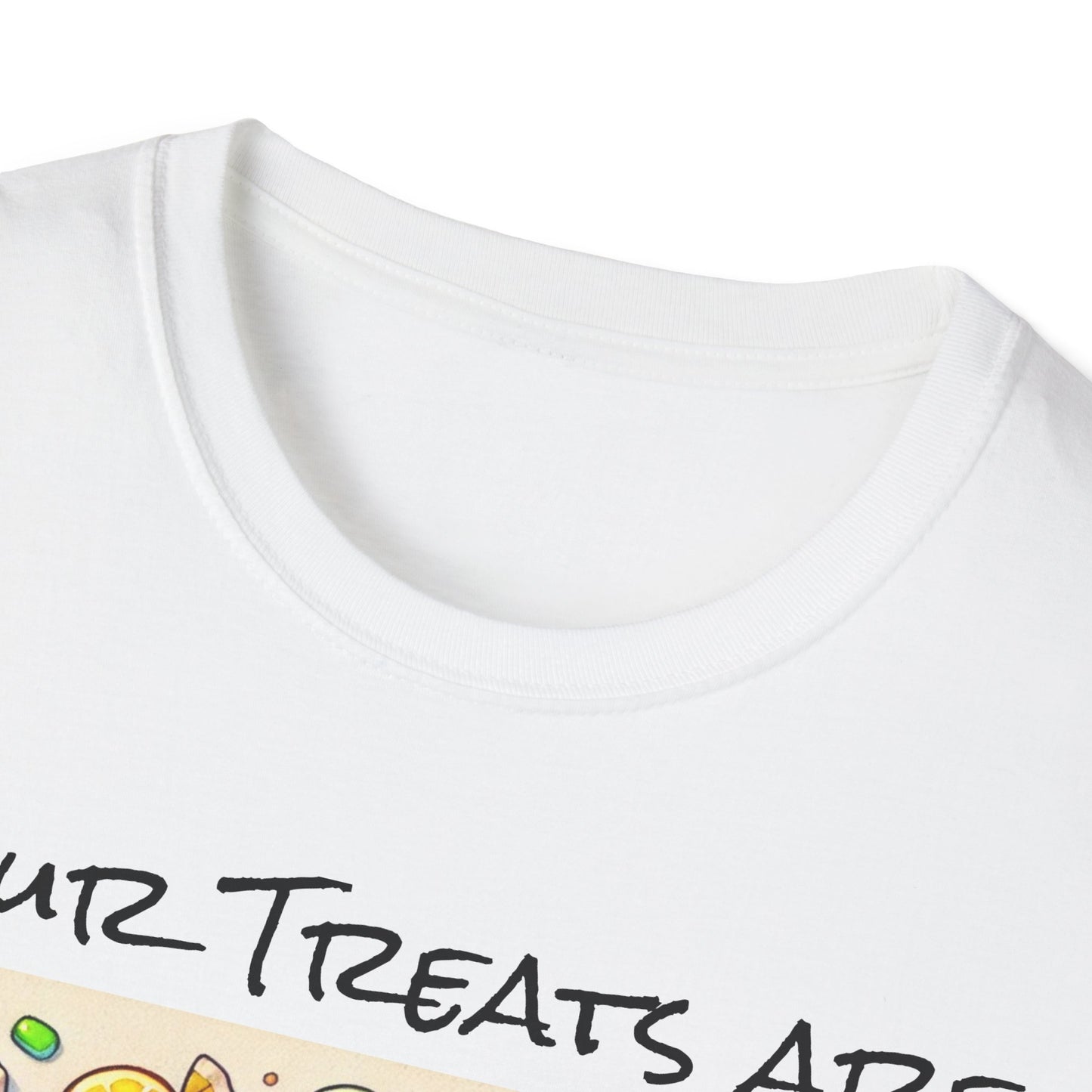 T-Shirt: Spooky Ghost Sour Treats Halloween Design