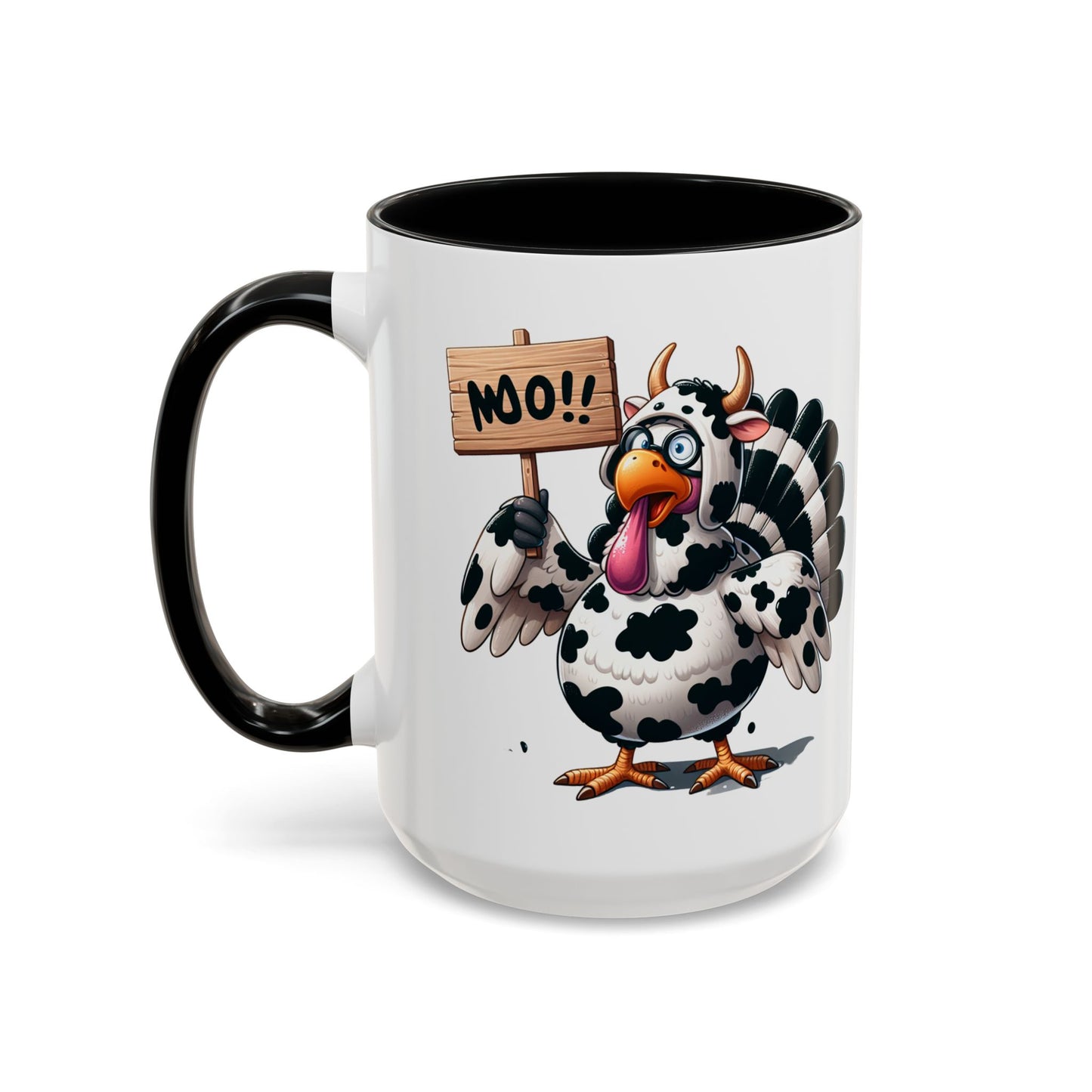Turkey Cow Coffee Mug (11, 15oz)