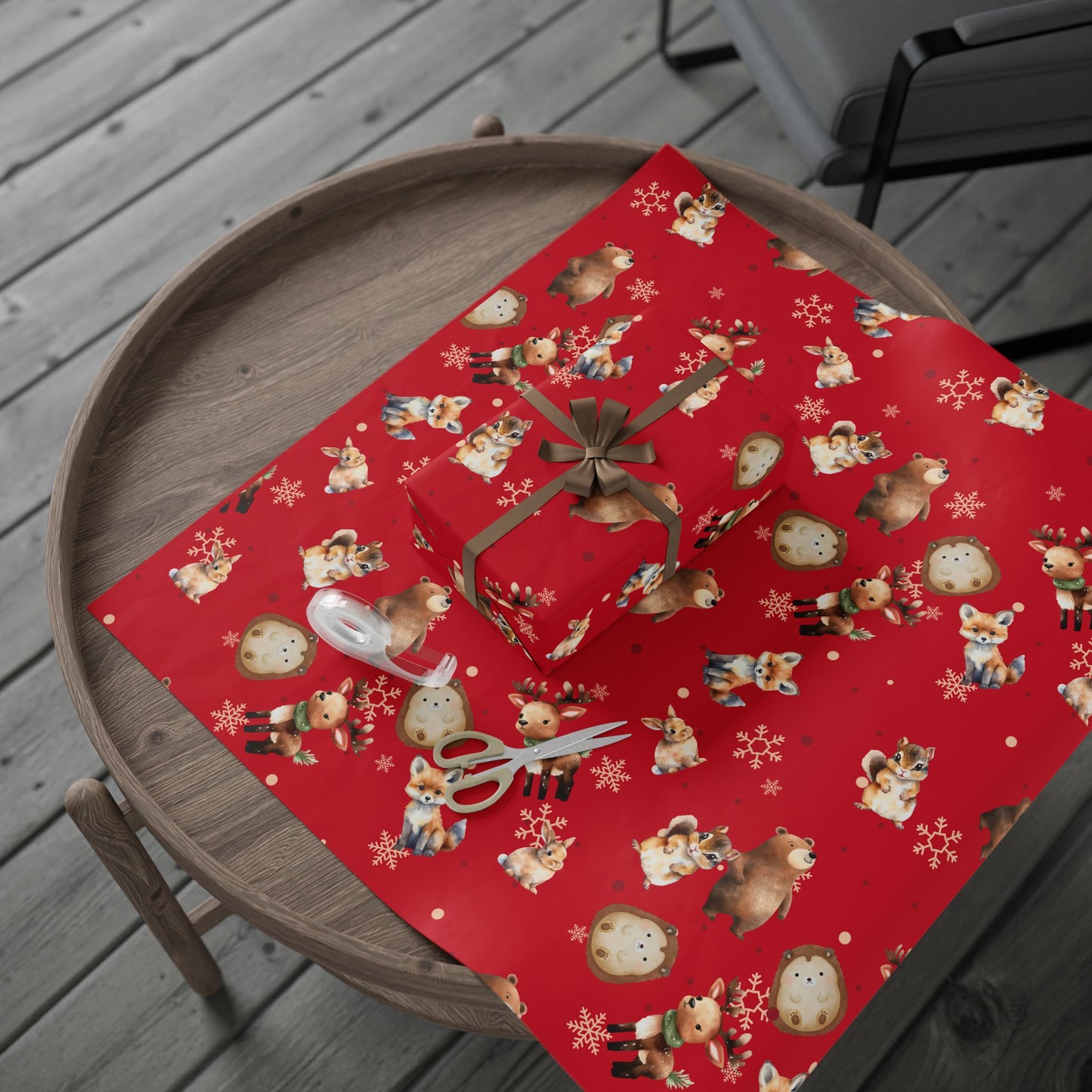 Woodland Creatures Wrapping Papers