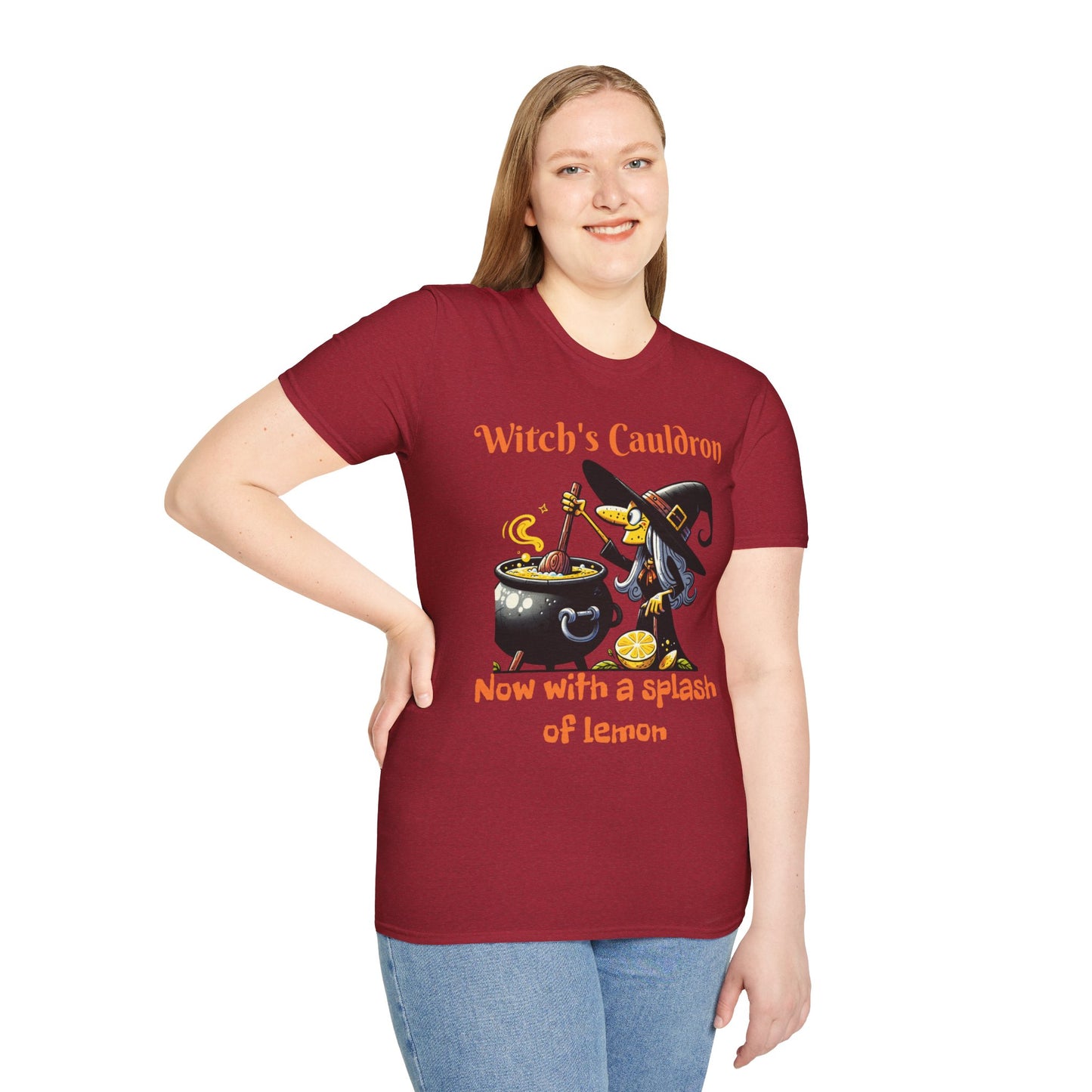 Halloween Witch Cauldron Softstyle T-Shirt