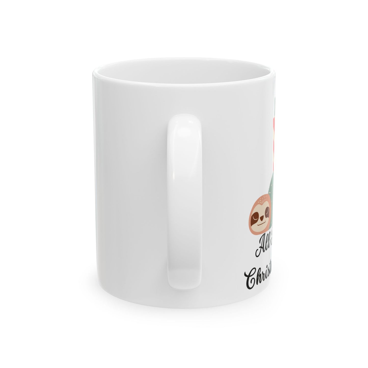 Sloth Christmas Ceramic Mug, (11oz, 15oz)
