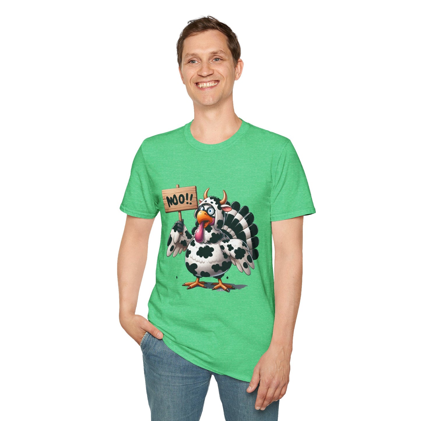 Unisex Tee - Cow-Turkey Funny Thanksgiving Shirt