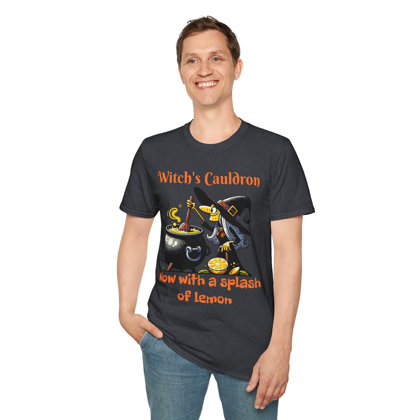 Halloween Witch Cauldron Softstyle T-Shirt
