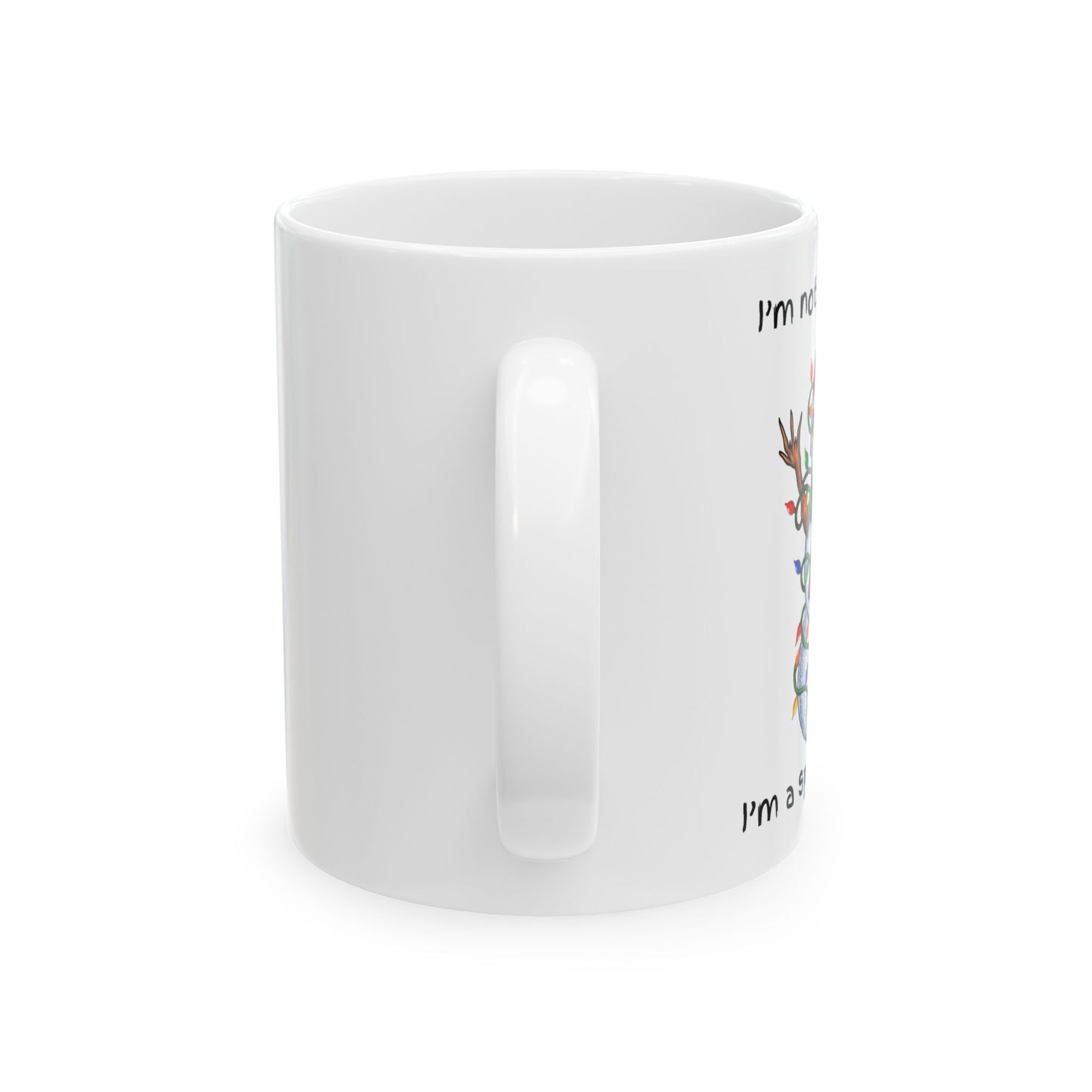 Christmas Snowman Mess Ceramic Mug, (11oz, 15oz)