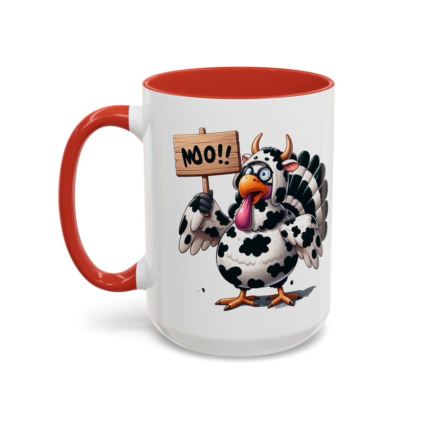 Turkey Cow Coffee Mug (11, 15oz)