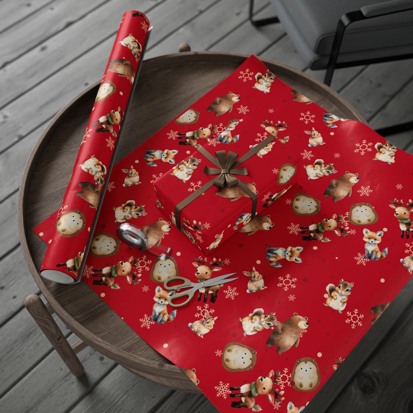 Woodland Creatures Wrapping Papers