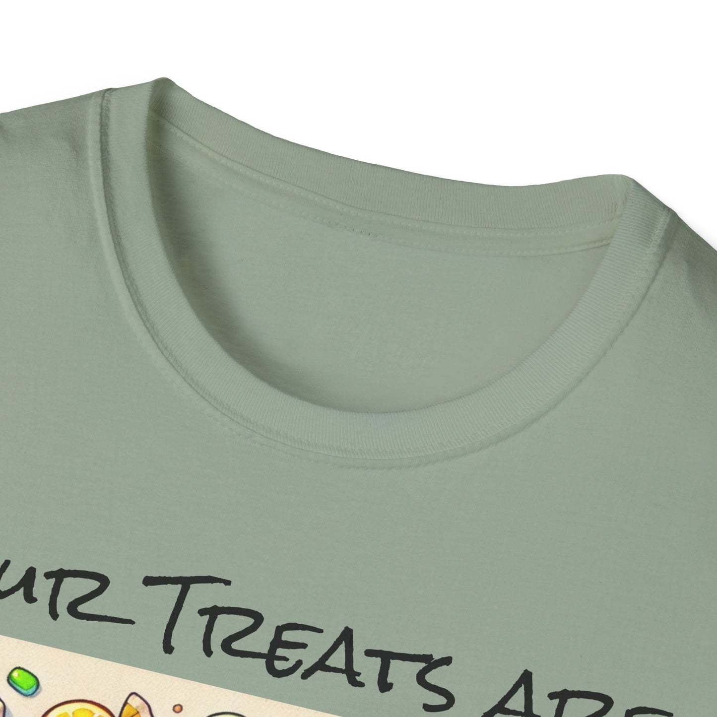 T-Shirt: Spooky Ghost Sour Treats Halloween Design