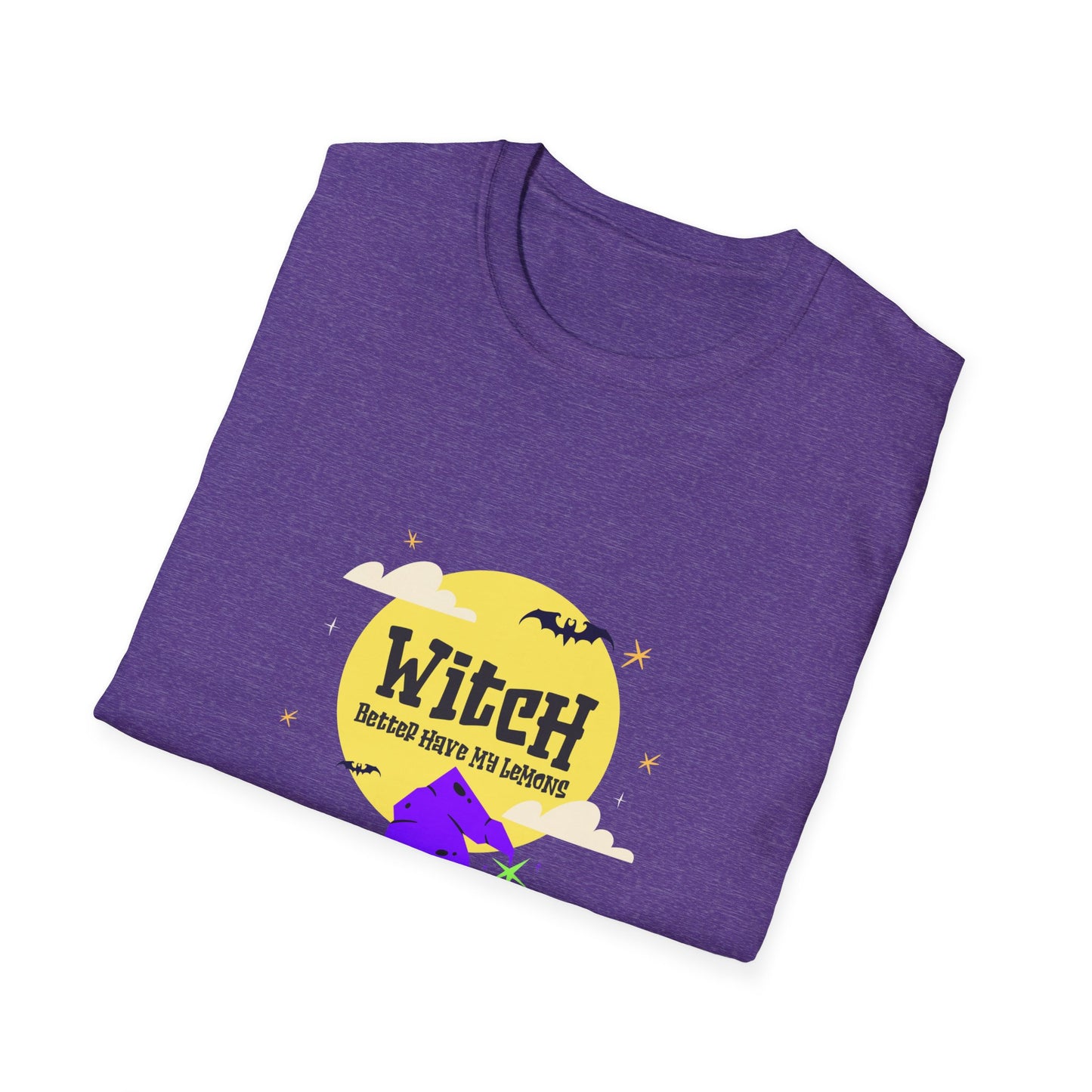 Funny Witch Moon Unisex T-Shirt - Witch Better Have My Lemons Halloween Tee