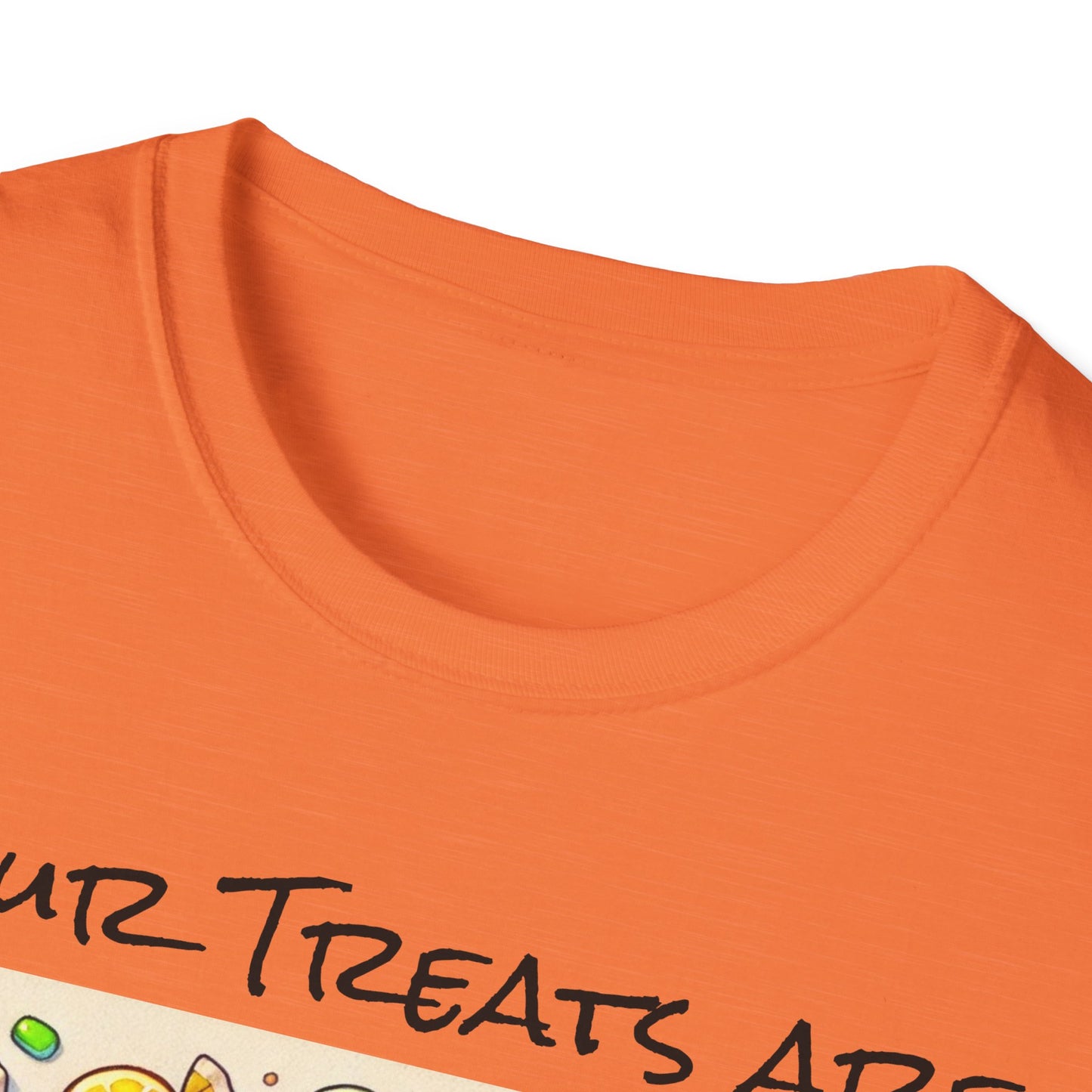 T-Shirt: Spooky Ghost Sour Treats Halloween Design