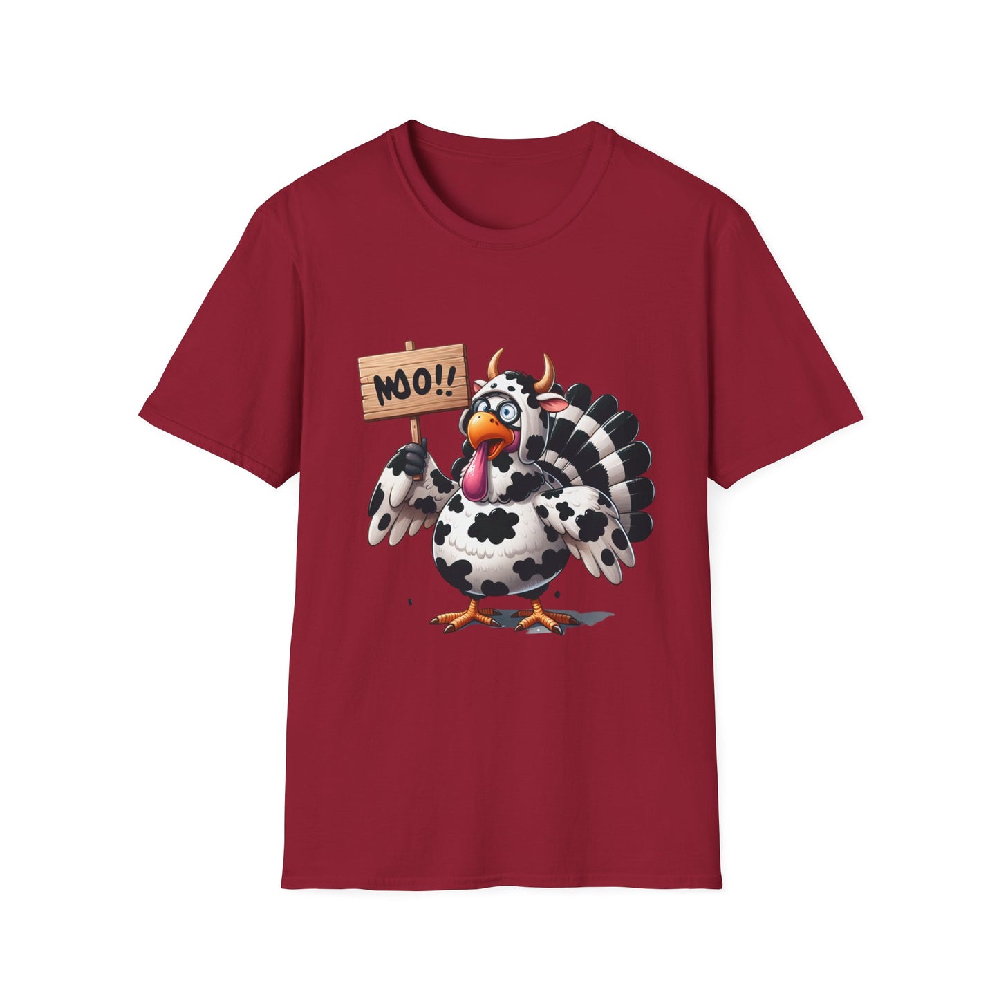 Unisex Tee - Cow-Turkey Funny Thanksgiving Shirt