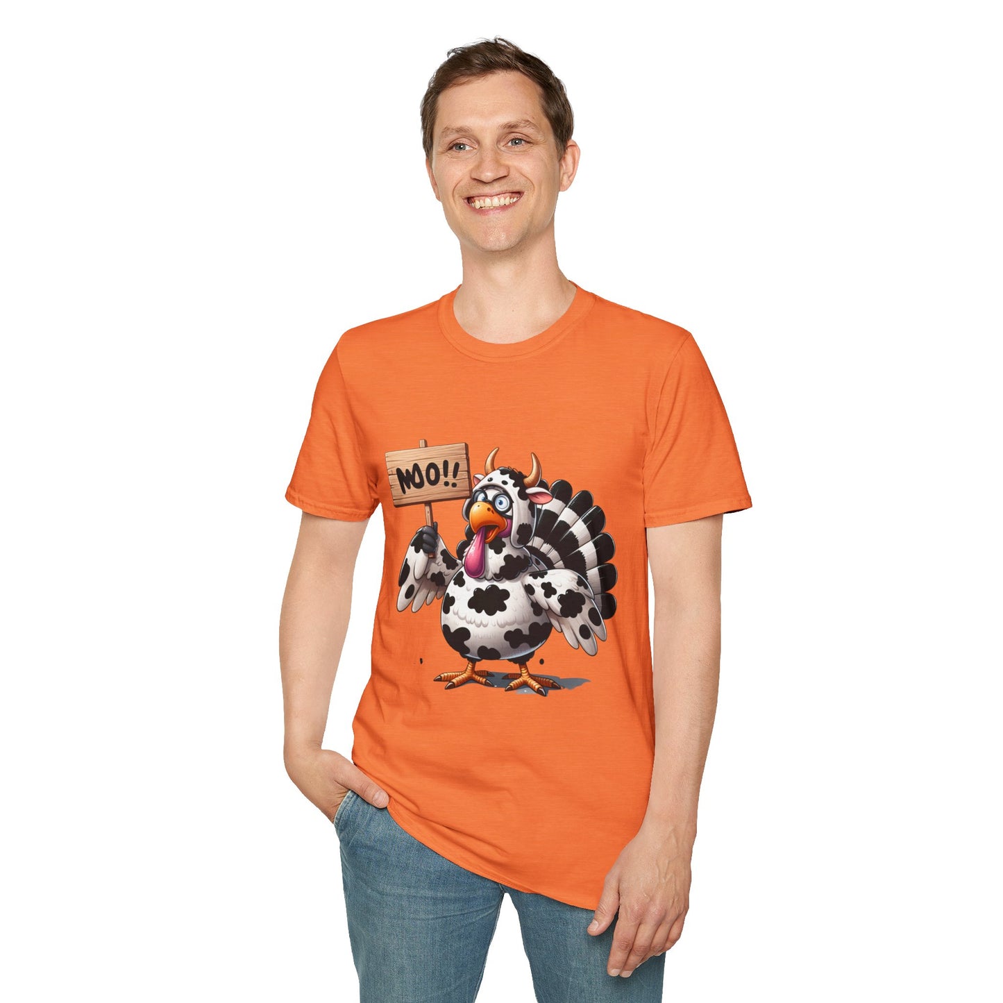 Unisex Tee - Cow-Turkey Funny Thanksgiving Shirt