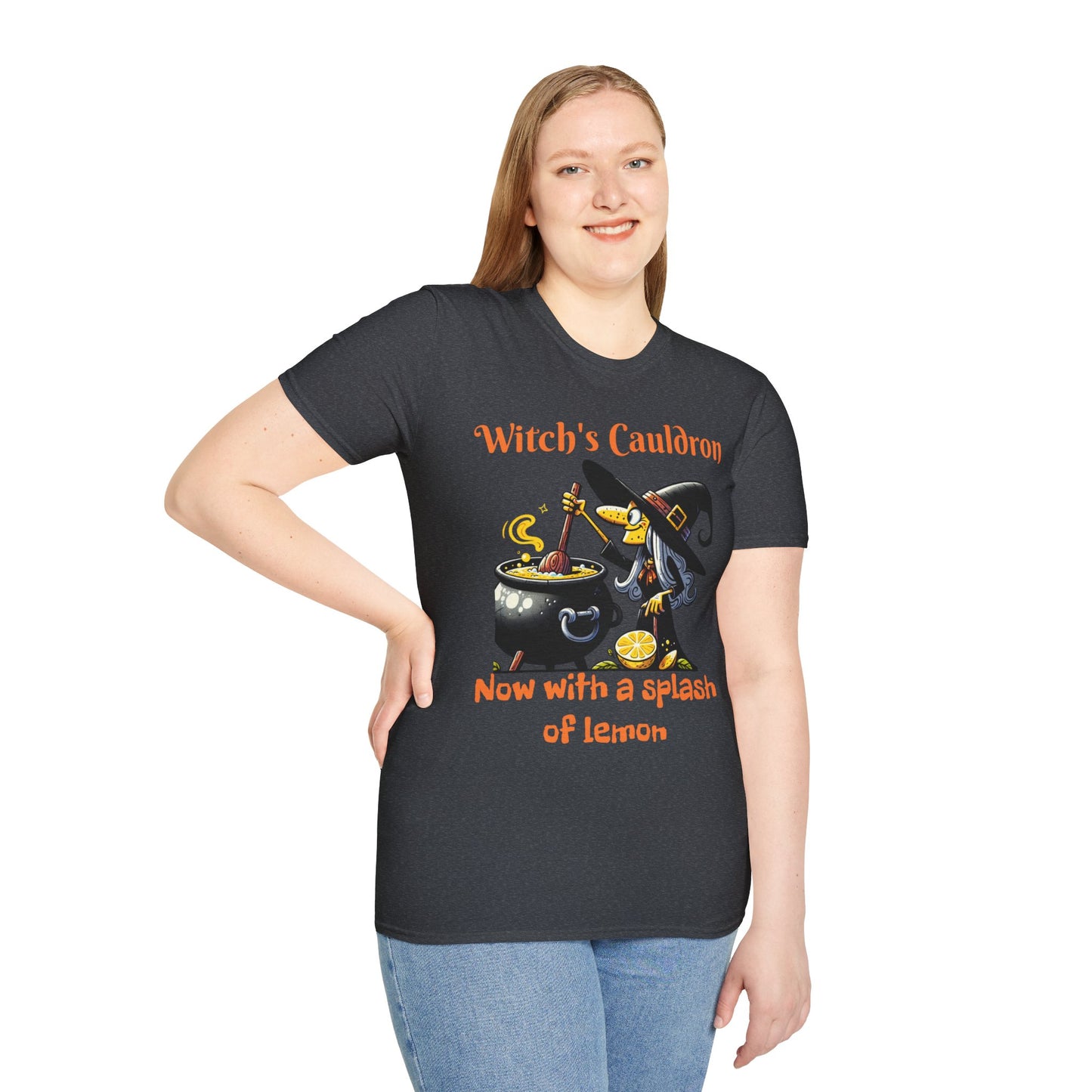 Halloween Witch Cauldron Softstyle T-Shirt