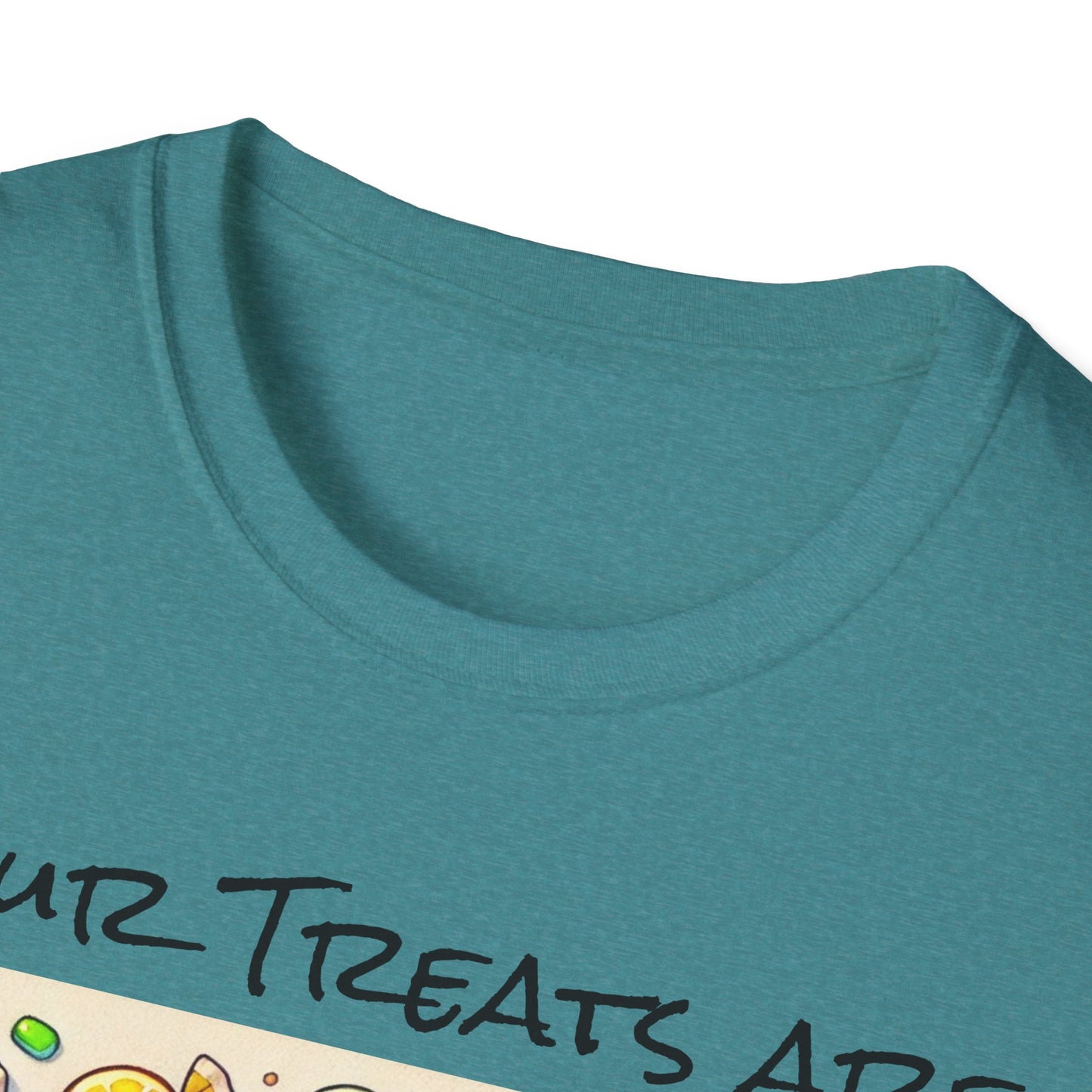 T-Shirt: Spooky Ghost Sour Treats Halloween Design