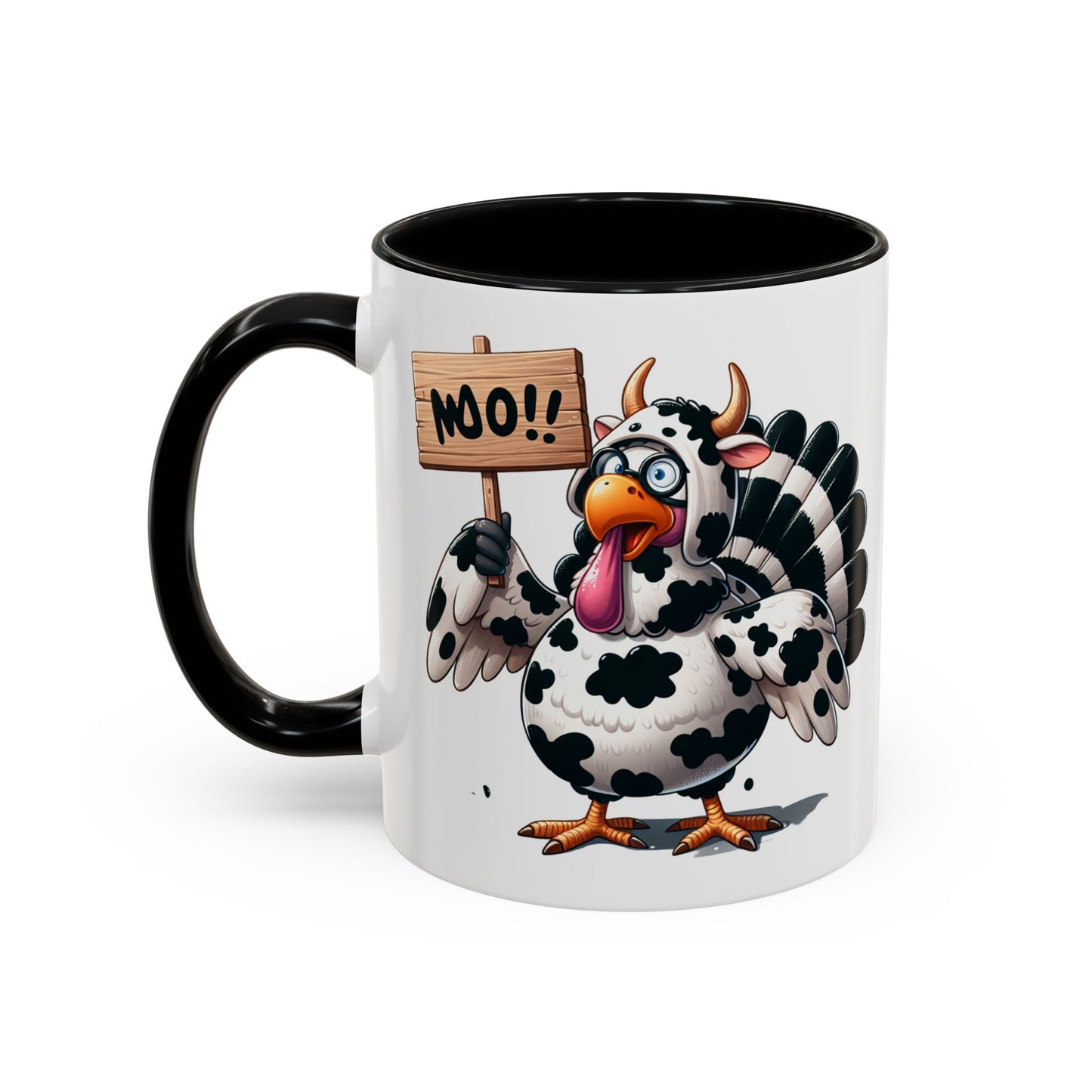 Turkey Cow Coffee Mug (11, 15oz)