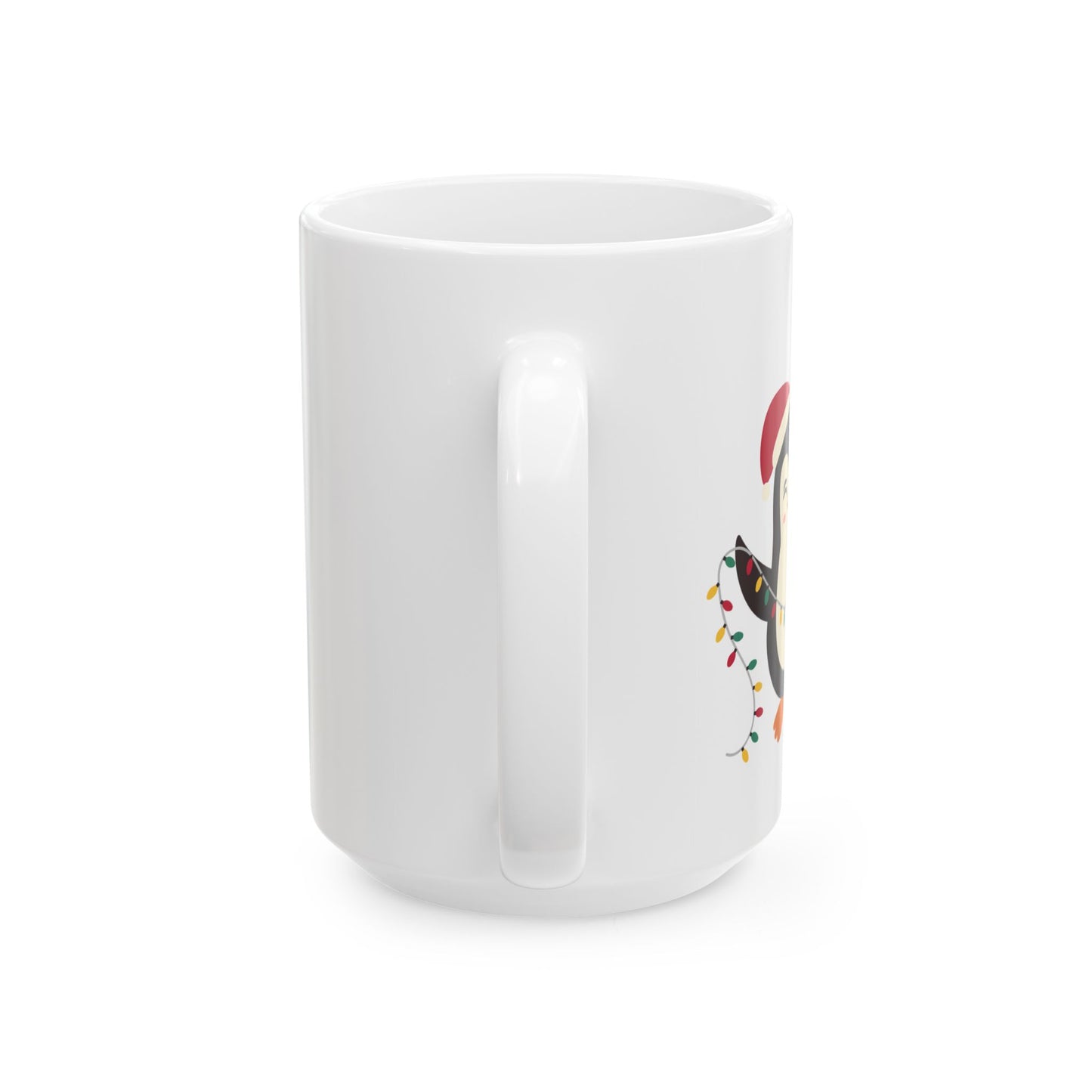 Christmas Penguin Ceramic Mug, (11oz, 15oz)